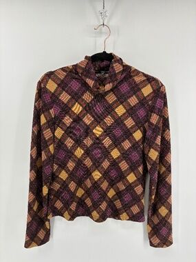 MASSIVE $10 SALE Metallic Festive Holiday Turtleneck Top